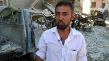 Deadly barrel bombs 'hit taxi stand' in Syria's Aleppo