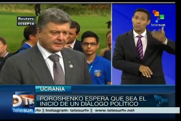 Ucrania: espera Poroshenko que acuerdo con federalistas abone a la paz