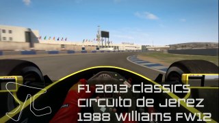 F1 2013 Classics Jerez 1988 Williams FW12