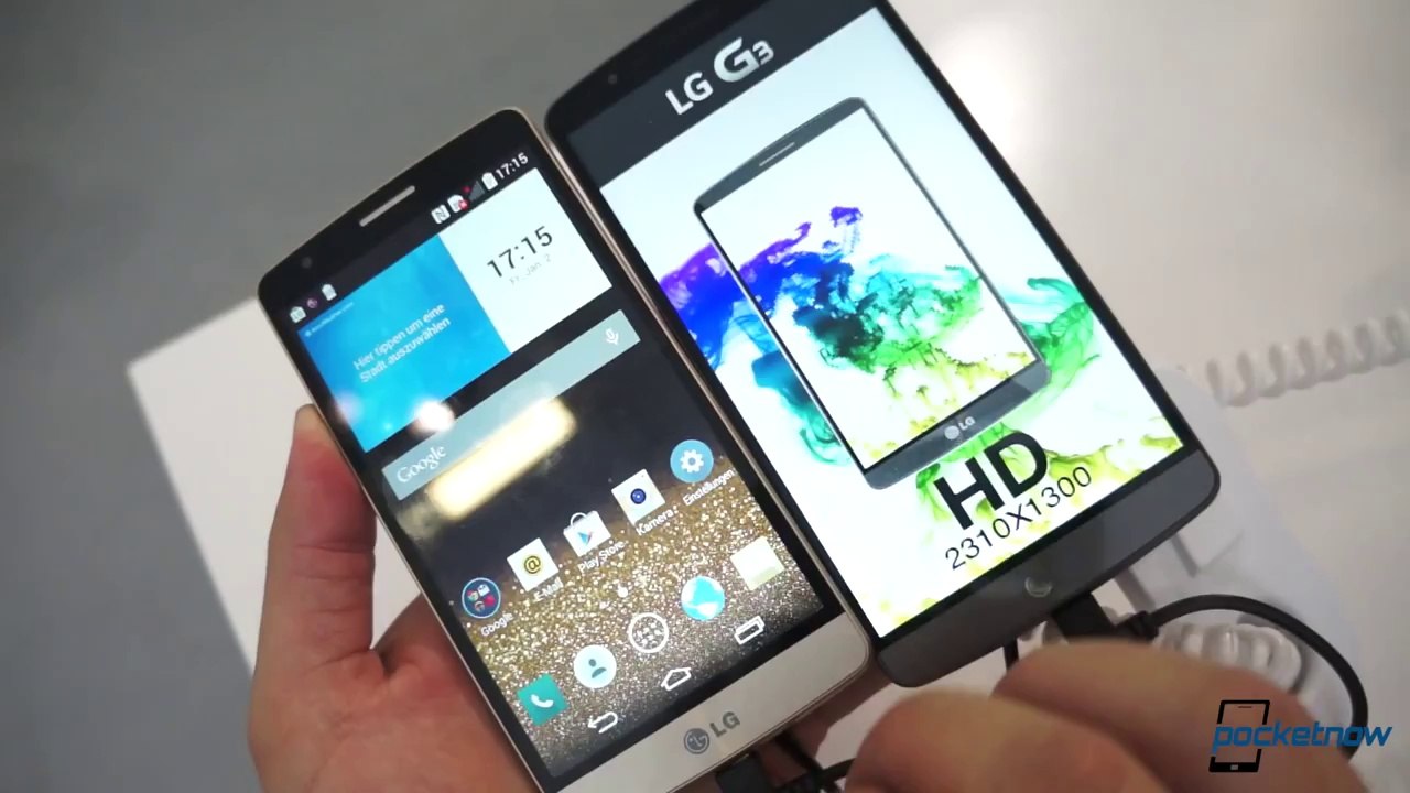 LG G3 vs LG G3 S at IFA 2014  Show Floor Comparison