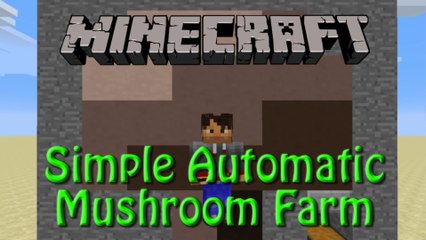 Minecraft: Mushroom Farm Tutorial for 1.8, simple, fully automatic