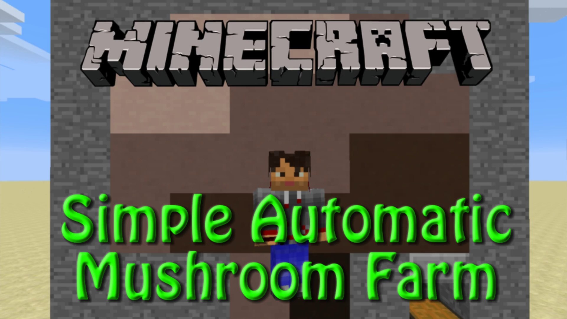 Minecraft: Mushroom Farm Tutorial for 1.8, simple, fully automatic - video  Dailymotion