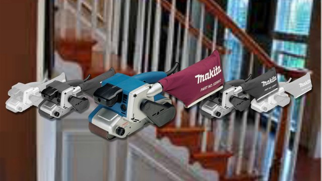 Makita 9903 8.8Amp 3-Inch-by-21-Inch Variable Speed Belt Sander with Cloth Dust Bag|Makita Tool 9903