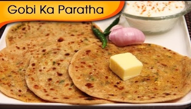 Gobi Ka Paratha - Stuffed Indian Bread Recipe - Popular Punjabi Recipe By Ruchi Bharani
