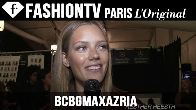 BCBGMAXAZRIA Backstage - Models Rehearse | New York Fashion Week NYFW Spring/Summer 2015 | FashionTV