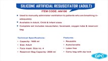 Artificial Resuscitator - Adult, Silicone Artificial Resuscitators with Face Masks