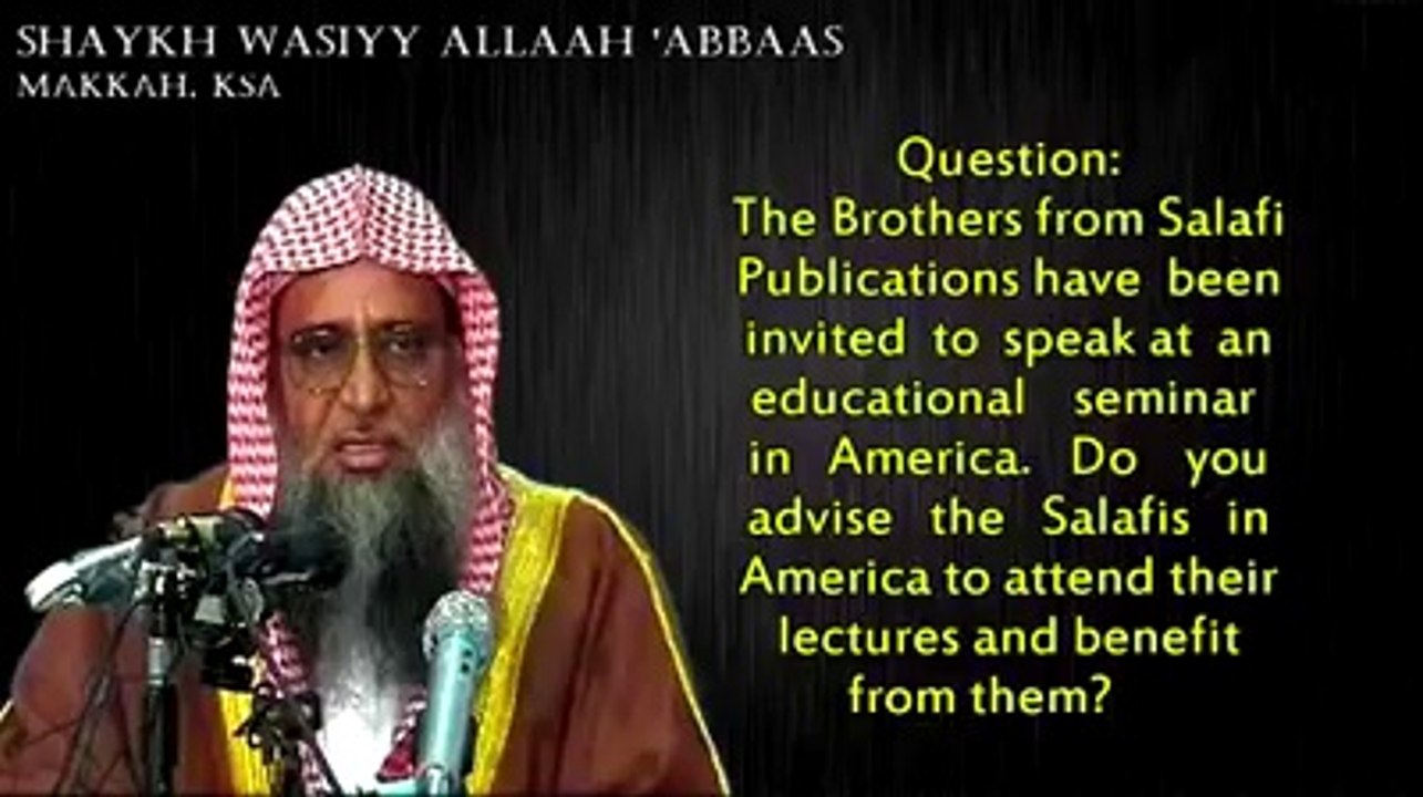 انگلینڈی مدخلی ابو خدیجہ پر پر شیخ وصی الله عباس حافظہ الله کا رد