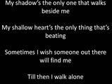 Green Day - Boulevard of Broken Dreams Lyrics