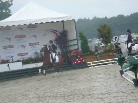 Remise des Pric Lamotte Gwen & Simbad Dress poney2D Junior Vice championne de france