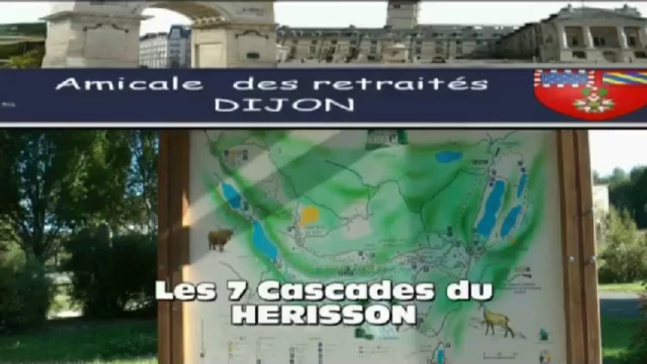 Les Cascades du Hérisson dans le Jura