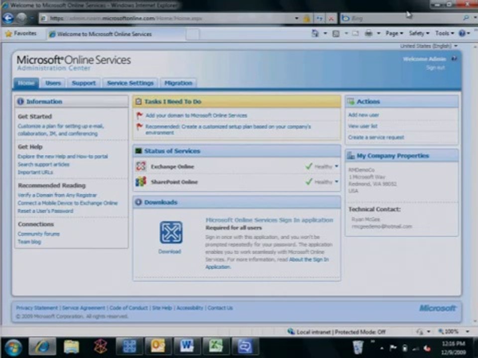 Office Communications Online