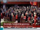 Davutoğlu Hükümeti 306 oyla Güvenoyu aldı