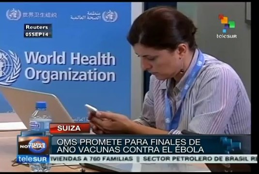 OMS promueve dos vacunas contra el virus del ébola