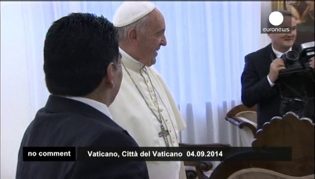Pope Francis is even bigger than me, says Maradona