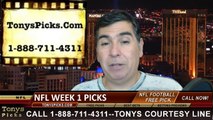 NFL Sunday Night Football Picks Betting Odds TV Game Prediction 9-7-2014