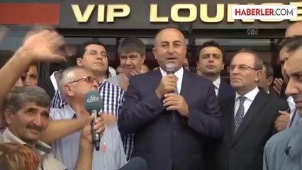 Dışişleri Bakanı Çavuşoğlu Antalya'ya geldi