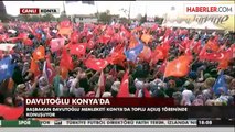 Başbakan Ahmet Davutoğlu Konya'da İlk Mitingini Yapıyor
