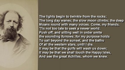 Ulysses By Alfred, Lord Tennyson