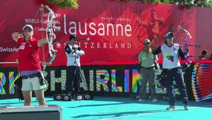 Sara Lopez, Colombian gold medallist in Compound Archery 2014 World Cup Final