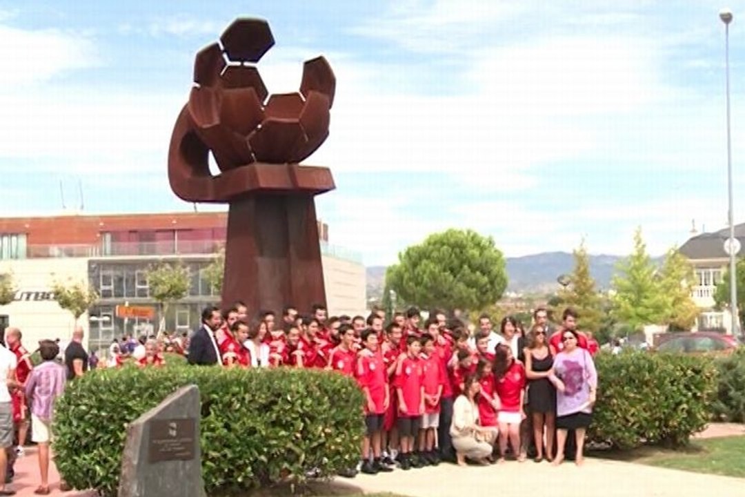 Homenaje a Luis Aragonés en Las Rozas