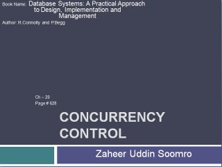 CONCURRENCY CONTROL