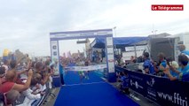 Triathlon de Quiberon. Victoire au sprint de J. Brownlee devant E. Diemunsch