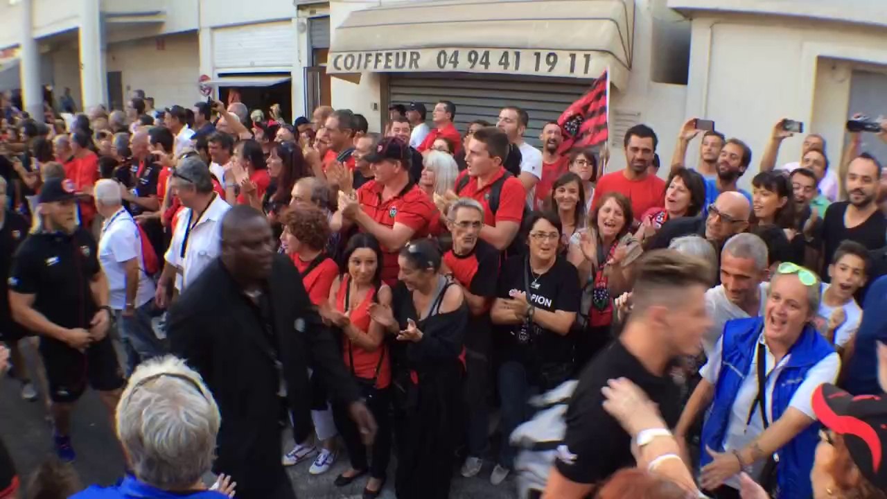 RCT-UBB: Arrivée des Toulonnais au stade Mayol