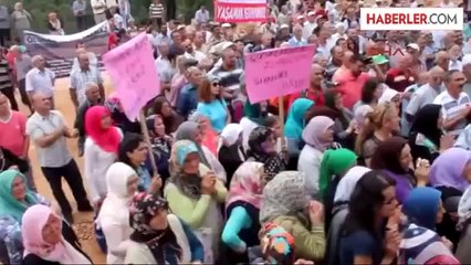 Fatsa'da Maden Sahasında Protesto Gösterisi