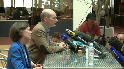 La conférence de presse de l'ex-otage en Syrie Nicolas Hénin