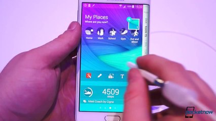 Galaxy Note 4 vs Galaxy Edge  Show Floor Comparison