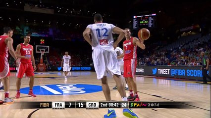 France v Croatia - Game Highlights - Round of 16 - 2014 FIBA Basketball World Cup