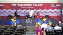 France v Croatia - Post Game Press Conference - 2014 FIBA Basketball World Cup