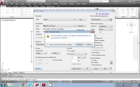 AutoCAD 2012 urdu tutorial part 18 - Basic Printing and Plotting BY ARSHAD SAHIB