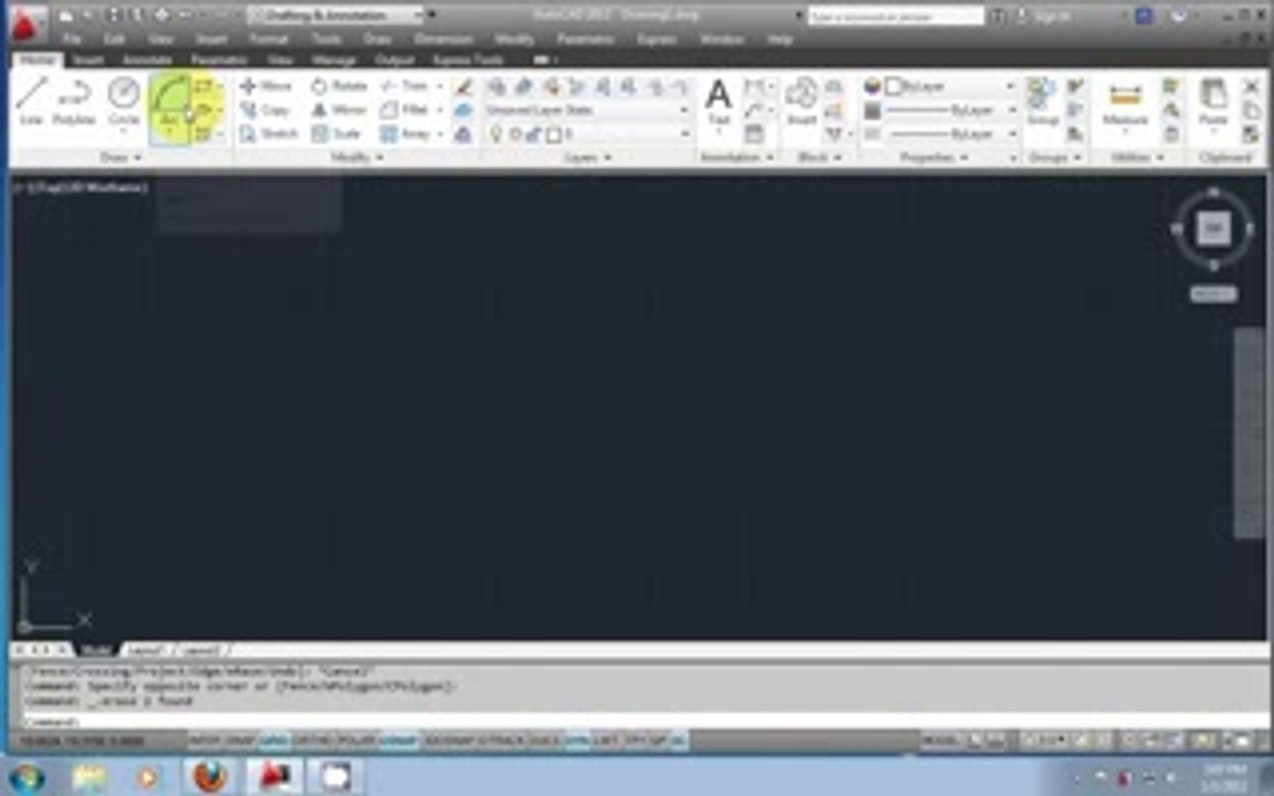 AutoCAD 2012 urdu tutorial part3 - Using the modify commands pt2 BY ARSHAD SAHIB