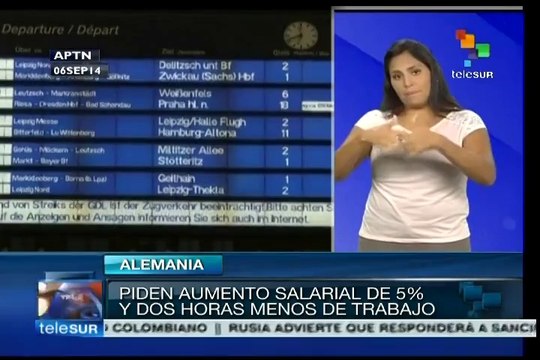 Se van a la huelga maquinistas y empleados de FFCC de Alemania