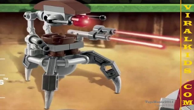 LEGO Games Star Wars Clone Troopers vs Droidekas 75000 Toys Review