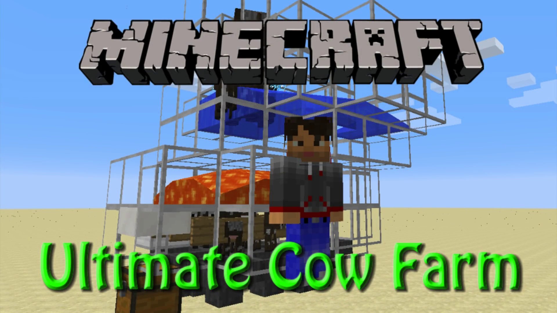 minecraft cow farm