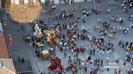 Bajada de la bandera de la Colegiata - San Antolín 2014 - Medina del Campo