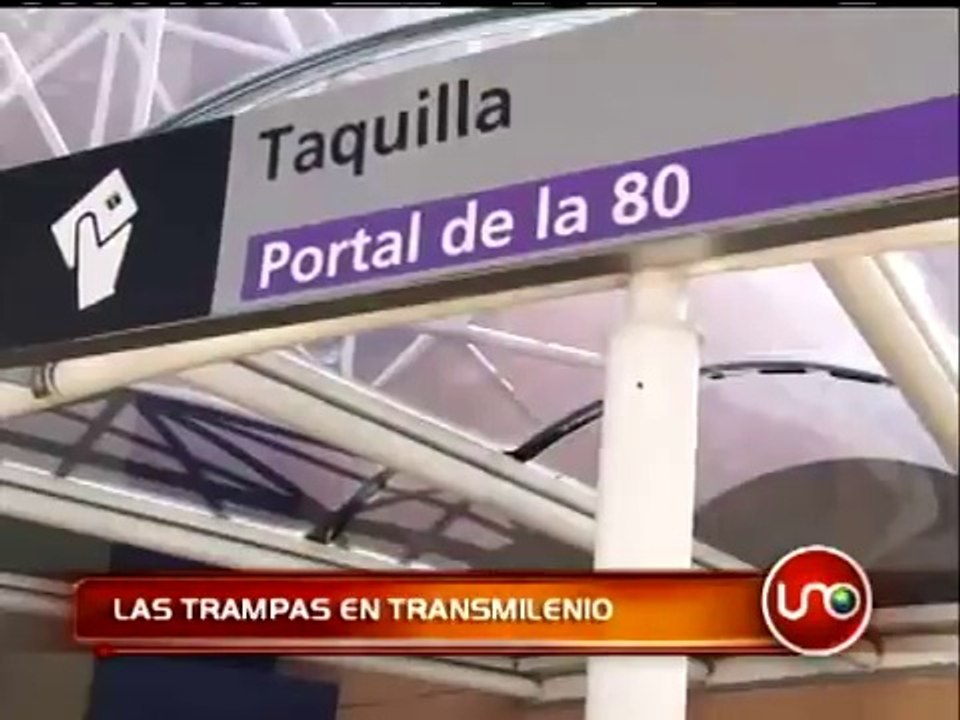 Las trampas en Transmilenio