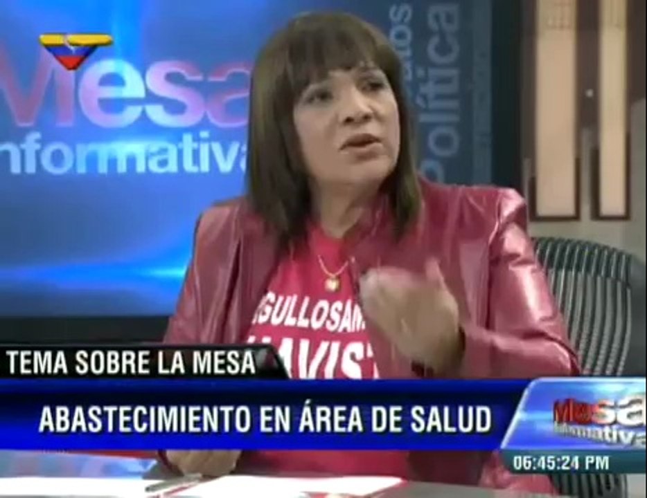 (Vídeo) Nancy Pérez Los medicamentos que no se encuentran están saliendo hacía Colombia como contrabando (1/2)