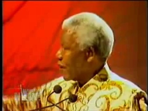 Nelson Mandela Condemns George W. Bush and War With Iraq, January 30th, 2003