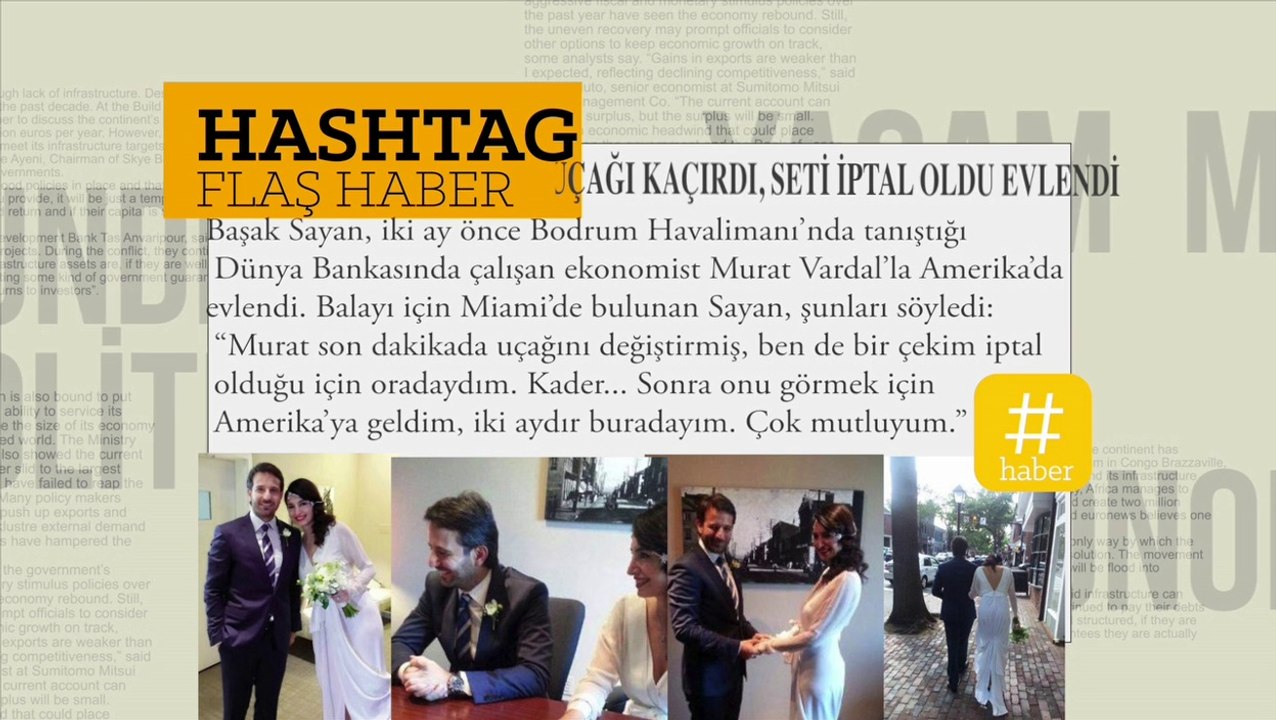 Başak Sayan evlendi