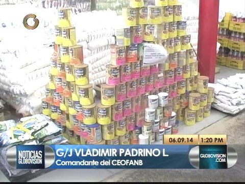Más de 1.400 toneladas de alimentos incautadas con Plan Contrabando Cero