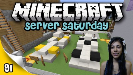 Minecraft Server Saturday - Ep 91 - Race Cars!