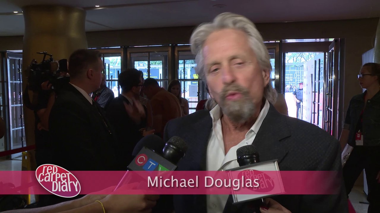 THE REACH stars Michael Douglas and Jeremy Irvine at TIFF 2014