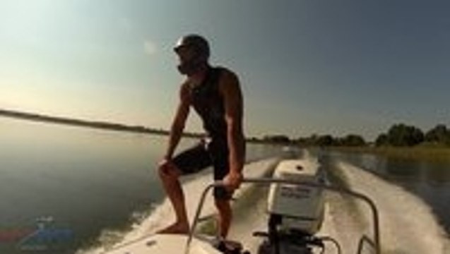 Faceplants in barefoot water skiing