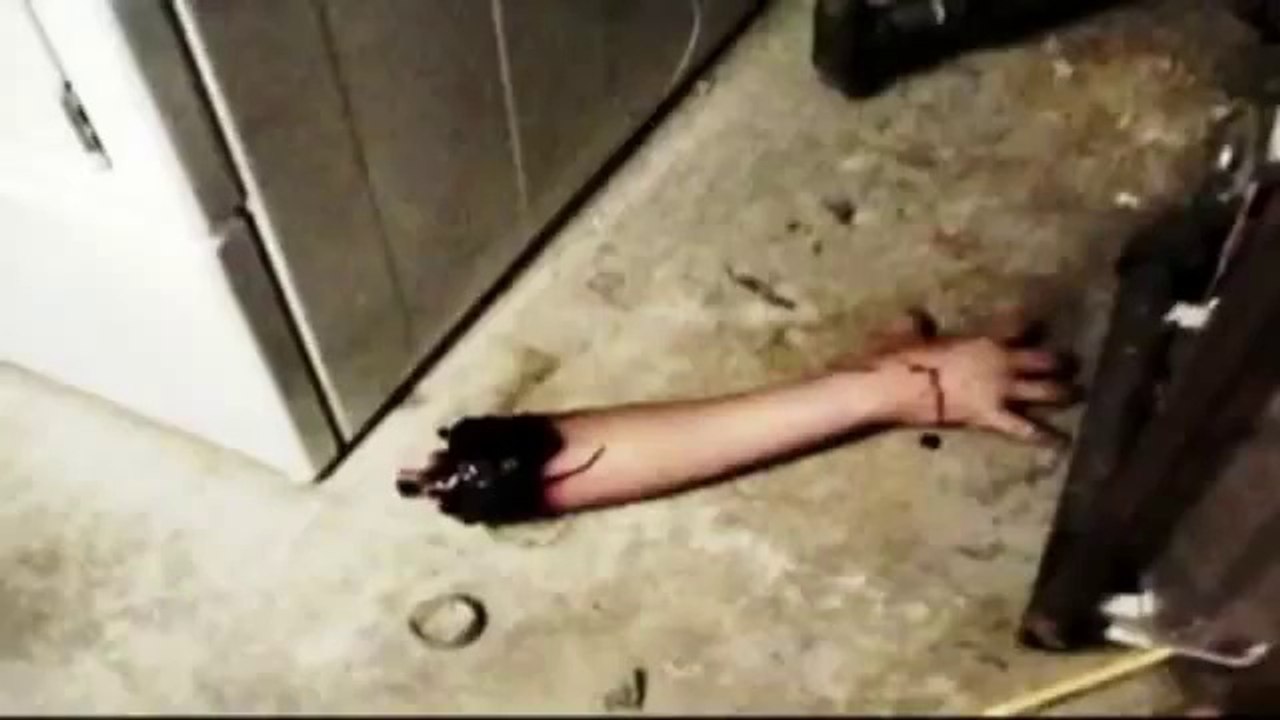 Creepy basement scene from the feature film HELLSCAPE (directed by Rennie Cowan).