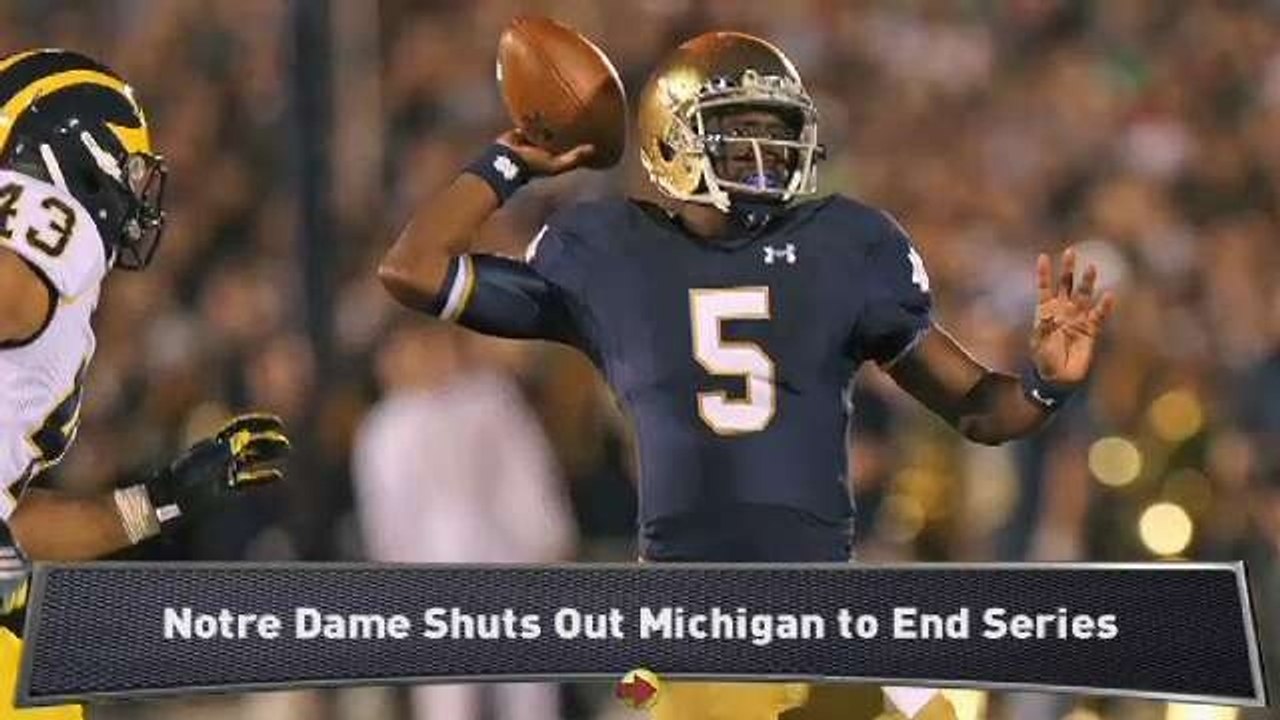 James: Irish Ends Michigan Series on Top