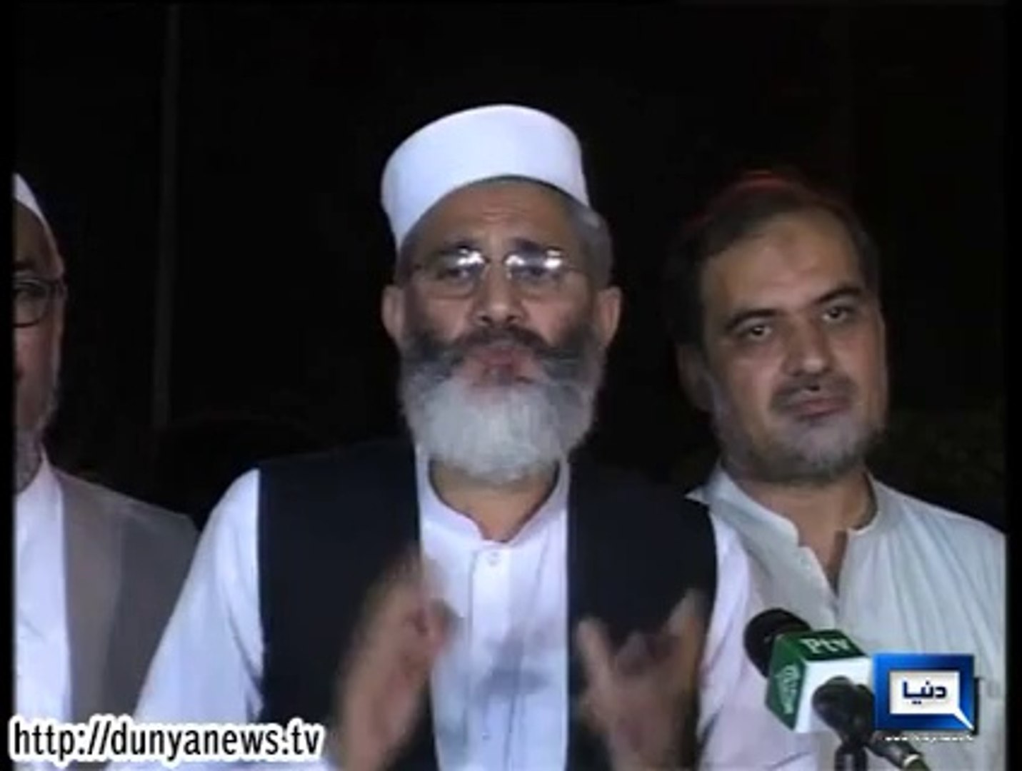 Dunya News-Sirajul Haq meets Zardari to discuss political situation