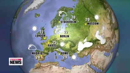 cooler conditions coming up on Monday, when the daytime lows will dip below 20 nationwide.